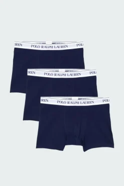 Classic Stretch-Cotton Trunk 3-Pack - Lot de 3 boxers | Bleu*POLO RALPH LAUREN Hot
