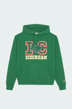 COLLEGIATE PUPPY POPOVER - Hoodie | Vert*ICE CREAM Discount
