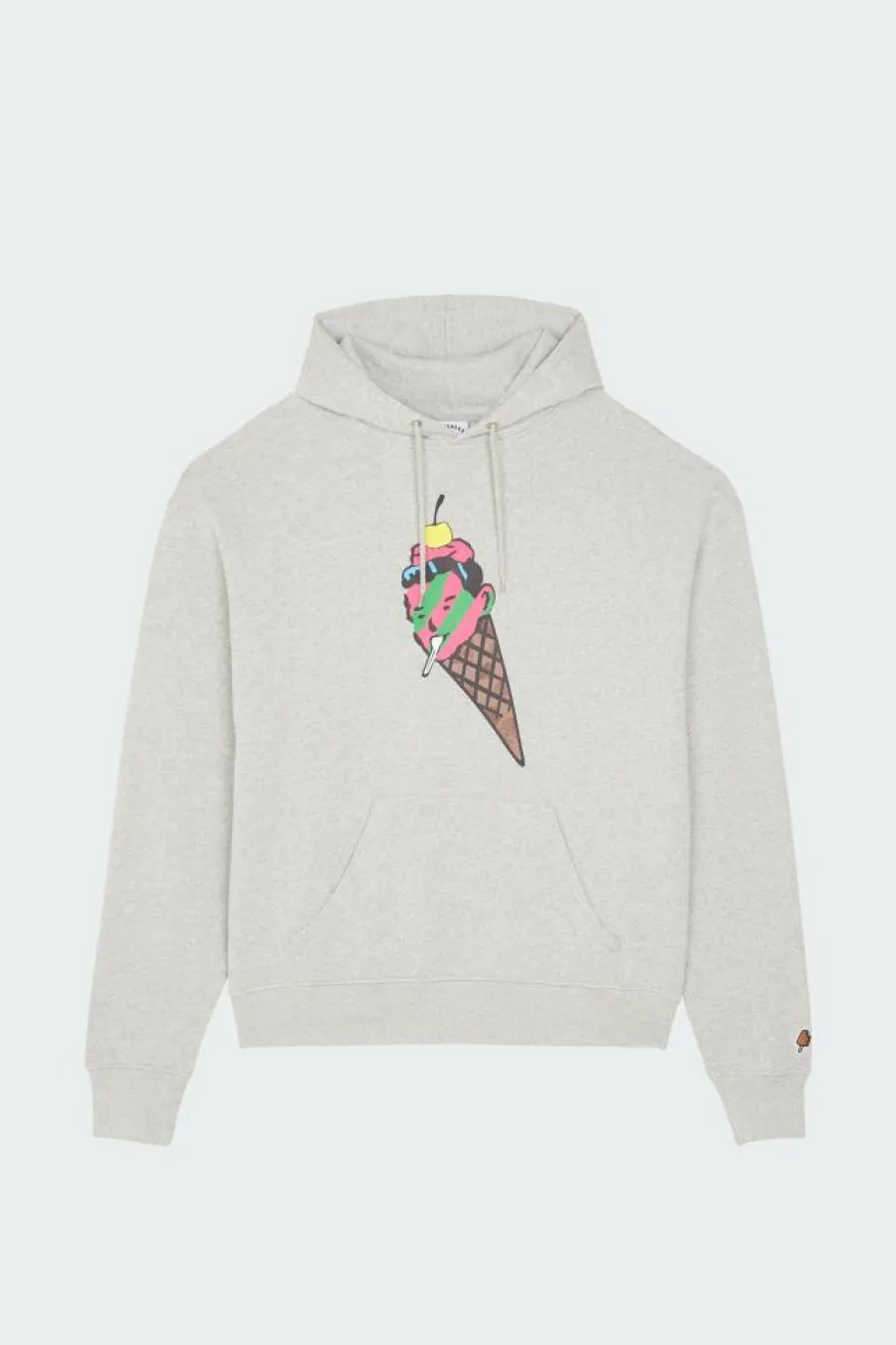 CONE MAN POPOVER - Hoodie | Gris*ICE CREAM Outlet
