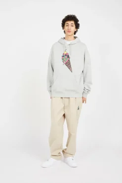 CONE MAN POPOVER - Hoodie | Gris*ICE CREAM Outlet