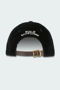 Corduroy Ball Cap - Casquette | Noir*POLO RALPH LAUREN
