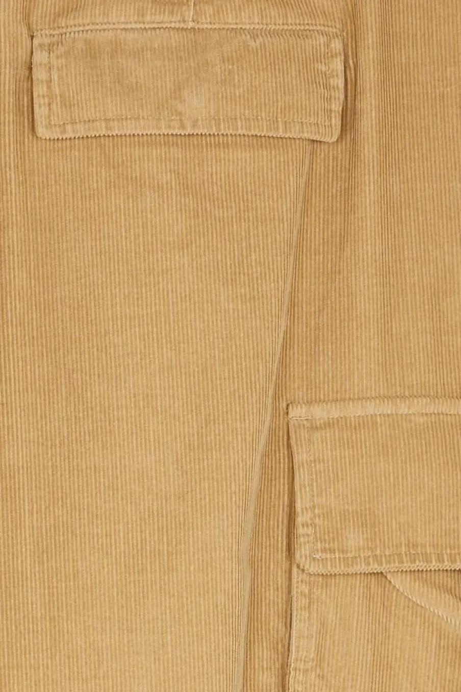 CORDUROY WIDE CARGO PANTS - Pantalon cargo | Beige*LOST MANAGEMENT CITIES Sale