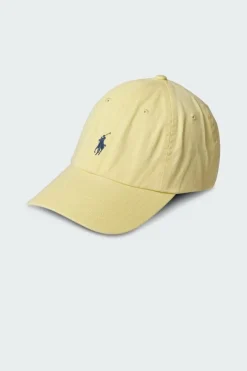 Cotton Chino Ball Cap - Casquette | Jaune*POLO RALPH LAUREN New