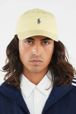 Cotton Chino Ball Cap - Casquette | Jaune*POLO RALPH LAUREN New