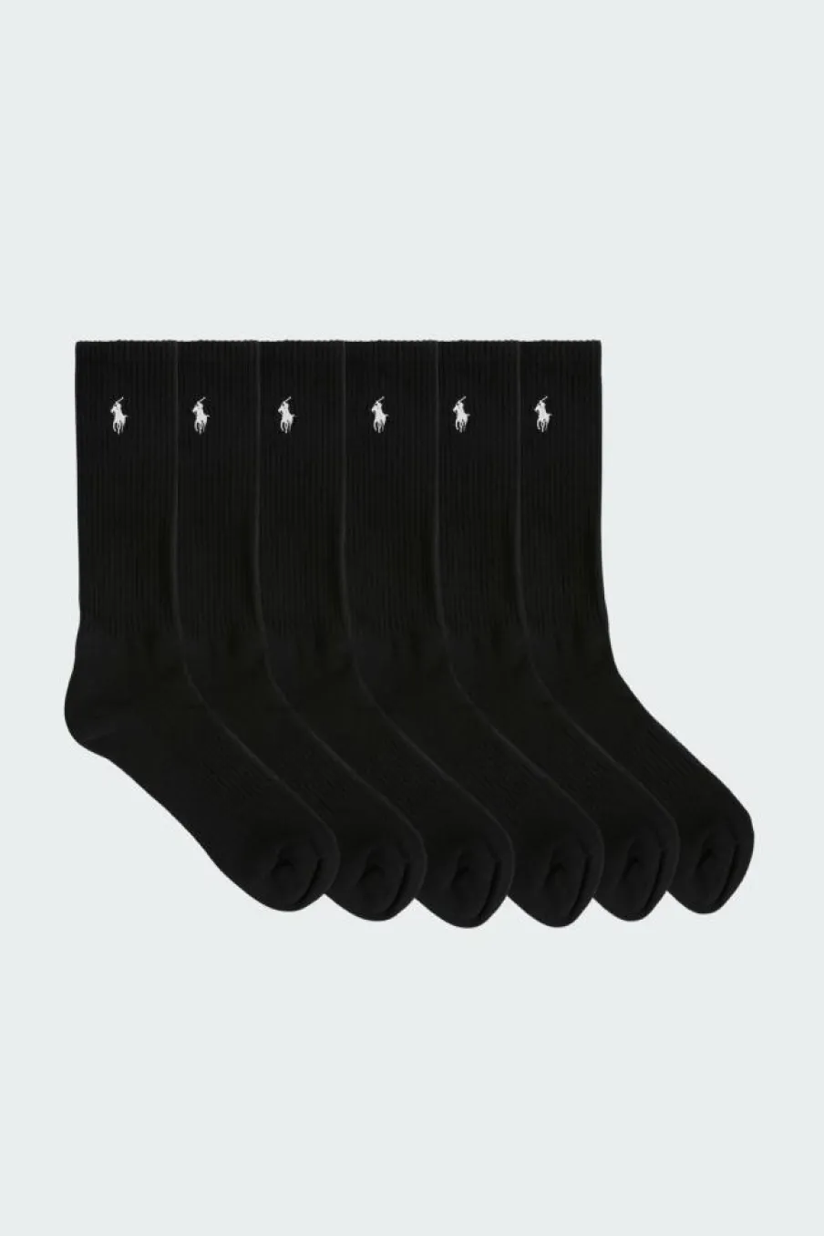 Cotton-Blend Crew Sock 6-Pack - Chaussettes | Noir*POLO RALPH LAUREN Discount