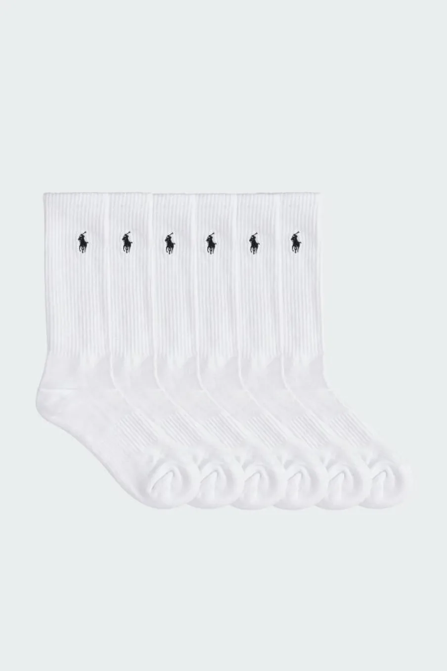 Cotton-Blend Crew Sock 6-Pack - Chaussettes | Blanc*POLO RALPH LAUREN Online