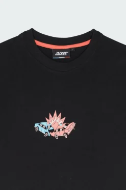 CRASH CAR - T-shirt | Noir*JACKER Clearance