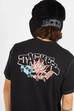 CRASH CAR - T-shirt | Noir*JACKER Clearance