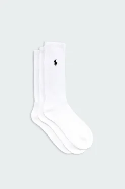 Crew Sock 3-Pack - Chaussettes | Blanc*POLO RALPH LAUREN Discount