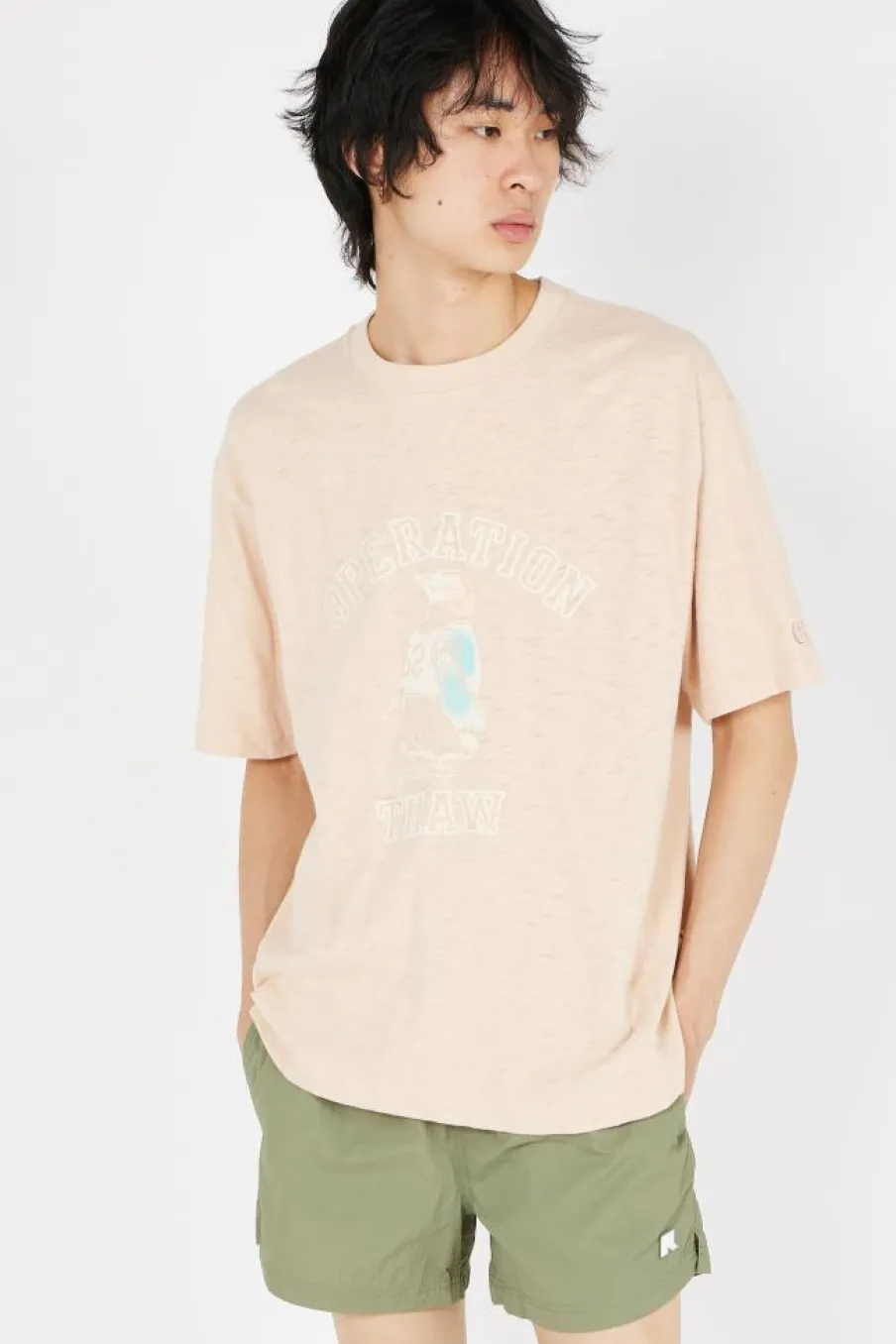 CREWNECK T-SHIRT - T-shirt | Orange*CHAMPION Sale