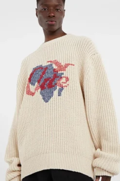 Cross Stitch Knit - Pull | Beige*ARTE ANTWERP Outlet