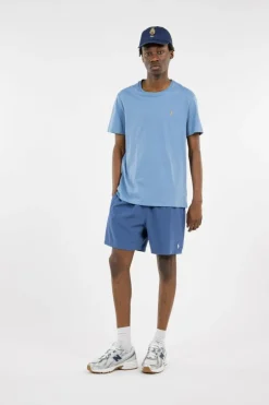 Custom Slim Fit Jersey Crewneck T-Shirt - T-shirt | Bleu*POLO RALPH LAUREN Clearance