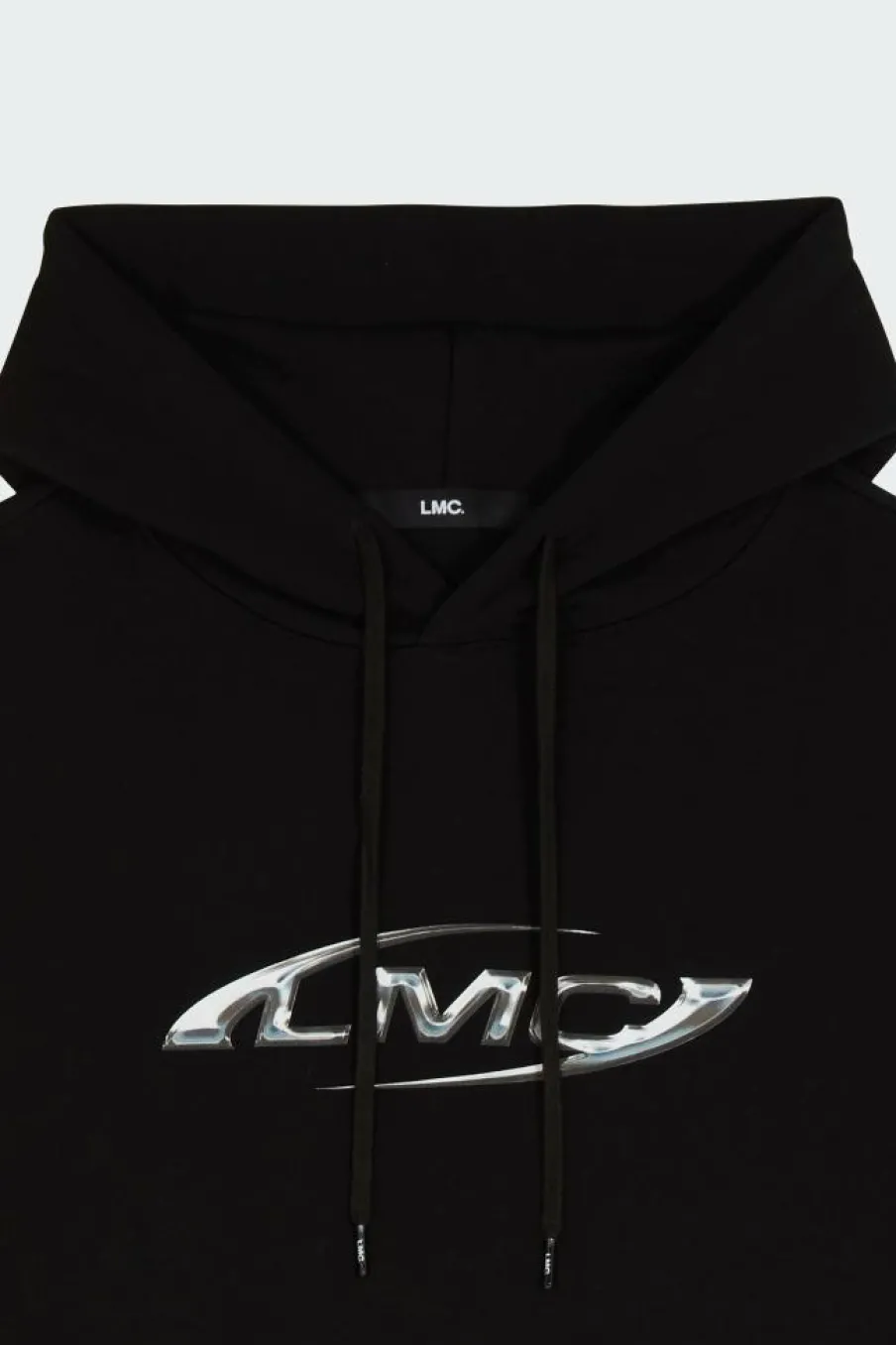 3D METALLIC LOGO HOODIE - Hoodie | Noir*LOST MANAGEMENT CITIES New