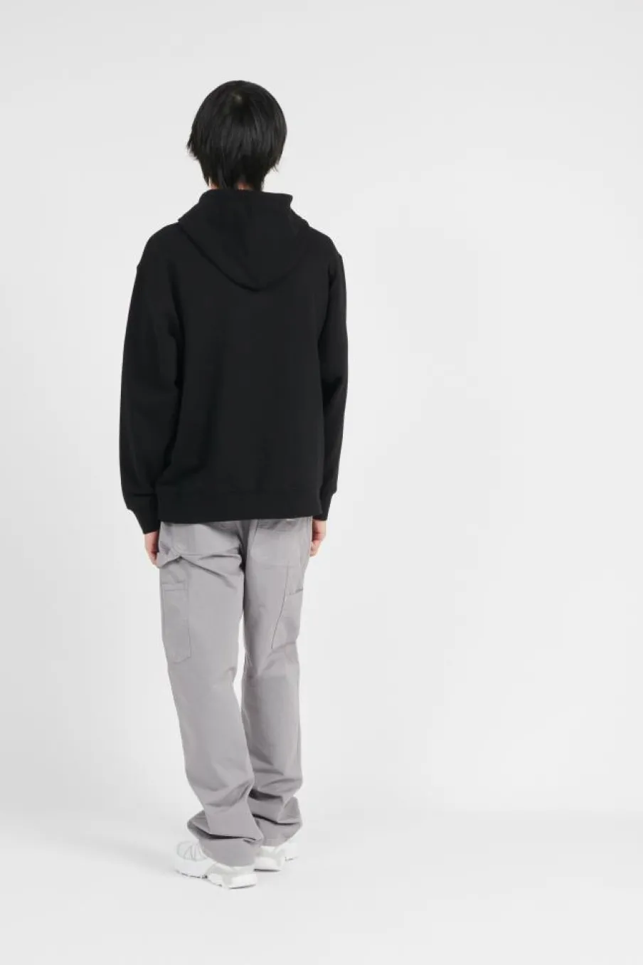 3D METALLIC LOGO HOODIE - Hoodie | Noir*LOST MANAGEMENT CITIES New