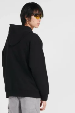 3D METALLIC LOGO HOODIE - Hoodie | Noir*LOST MANAGEMENT CITIES New