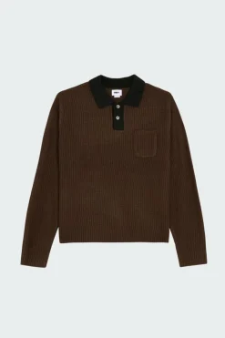 DANNY POLO SWEATER - Pull | Marron*OBEY Discount