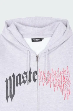 DARK PITCHER - Hoodie | Gris*WASTED Online
