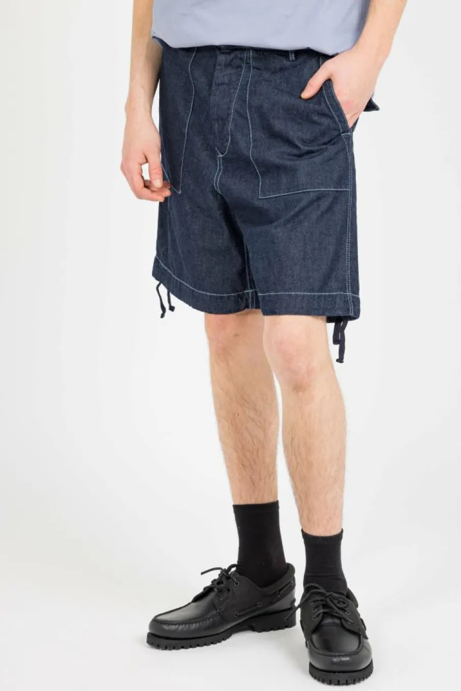 DENIM 3/1 SHORTS - Short | Bleu*C.P. COMPANY Best