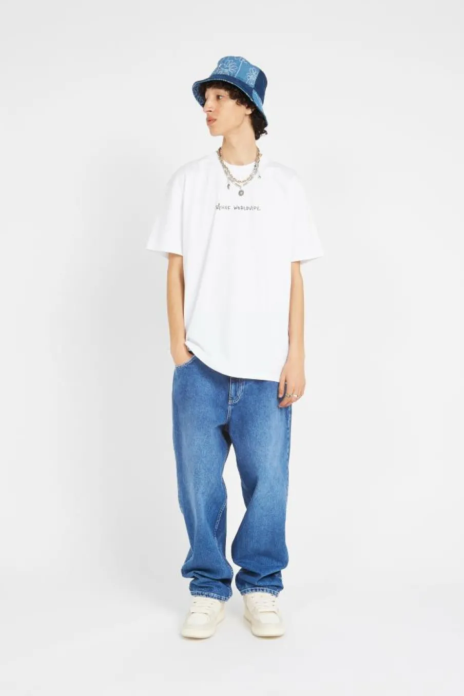 DENIM MASH UP BUCKET - Bob | Bleu*KANGOL Hot