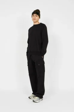 DIAGONAL RAISED FLEECE CARGO - Jogging | Noir*C.P. COMPANY Discount