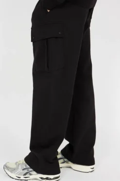 DIAGONAL RAISED FLEECE CARGO - Jogging | Noir*C.P. COMPANY Discount