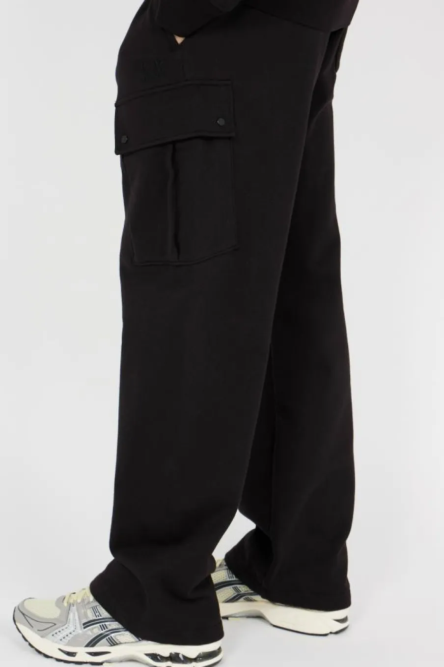 DIAGONAL RAISED FLEECE CARGO - Jogging | Noir*C.P. COMPANY Discount
