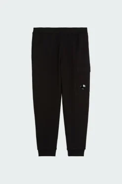 DIAGONAL RAISED FLEECE LENS - Jogging | Noir*C.P. COMPANY Sale