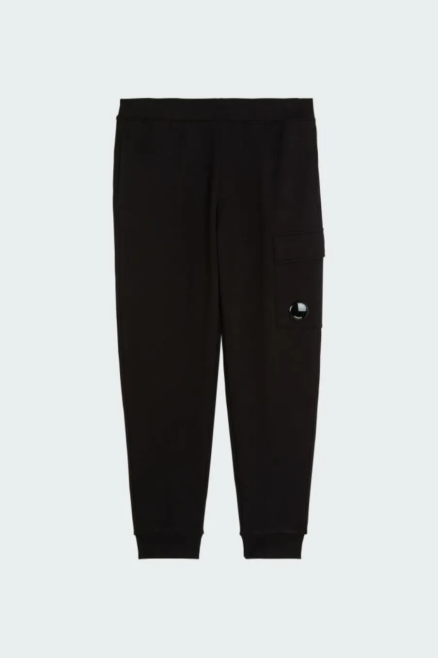 DIAGONAL RAISED FLEECE LENS - Jogging | Noir*C.P. COMPANY Sale