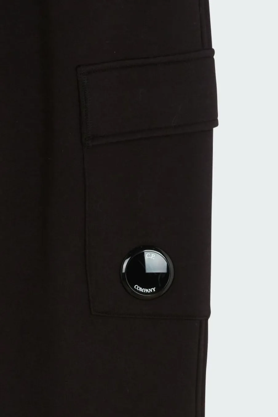 DIAGONAL RAISED FLEECE LENS - Jogging | Noir*C.P. COMPANY Sale