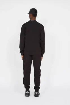 DIAGONAL RAISED FLEECE LENS - Jogging | Noir*C.P. COMPANY Sale