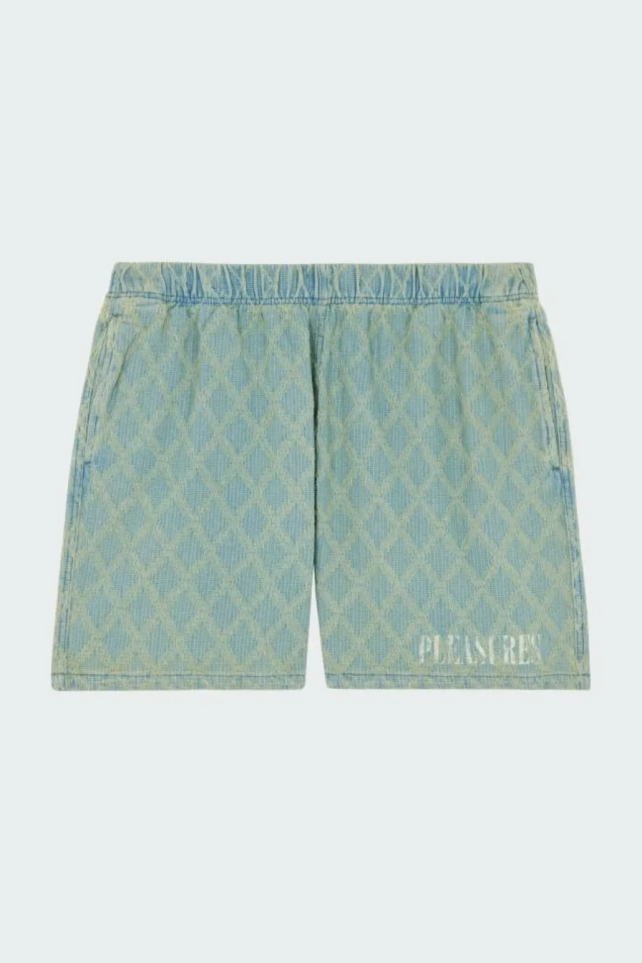 DIAMOND JACQUARD SHORTS - Short | Bleu*PLEASURES Outlet