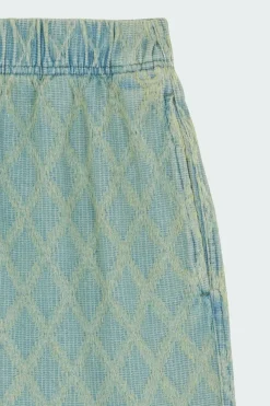 DIAMOND JACQUARD SHORTS - Short | Bleu*PLEASURES Outlet