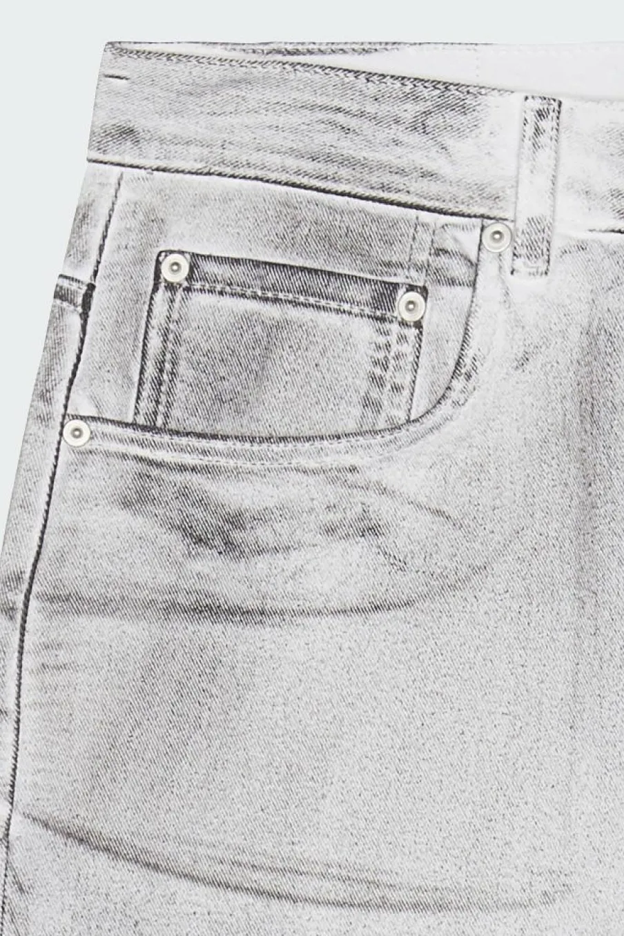 DIRTY WASHED WIDE DENIM PANTS - Jean | Noir*LOST MANAGEMENT CITIES Outlet