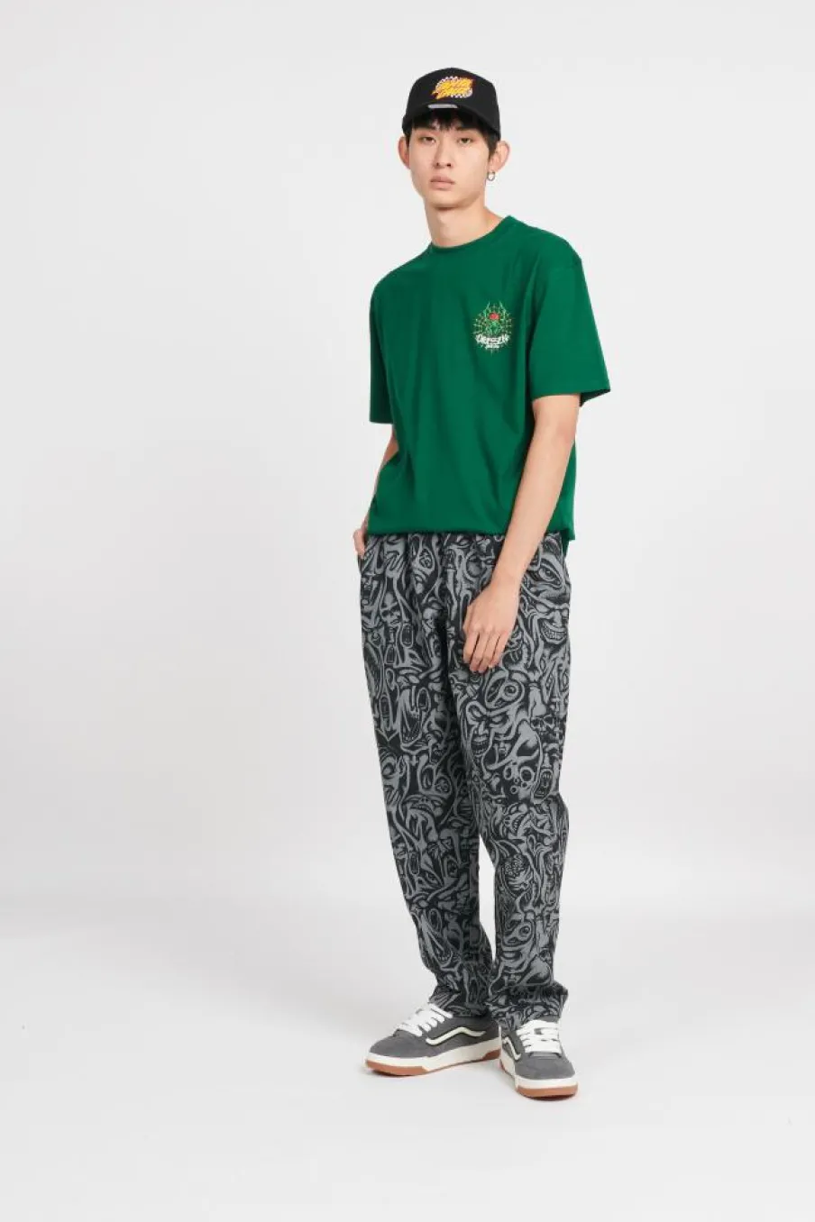 Dressen Rose Cross 2 - T-shirt | Vert*SANTA CRUZ Online