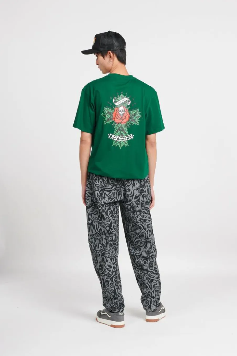 Dressen Rose Cross 2 - T-shirt | Vert*SANTA CRUZ Online