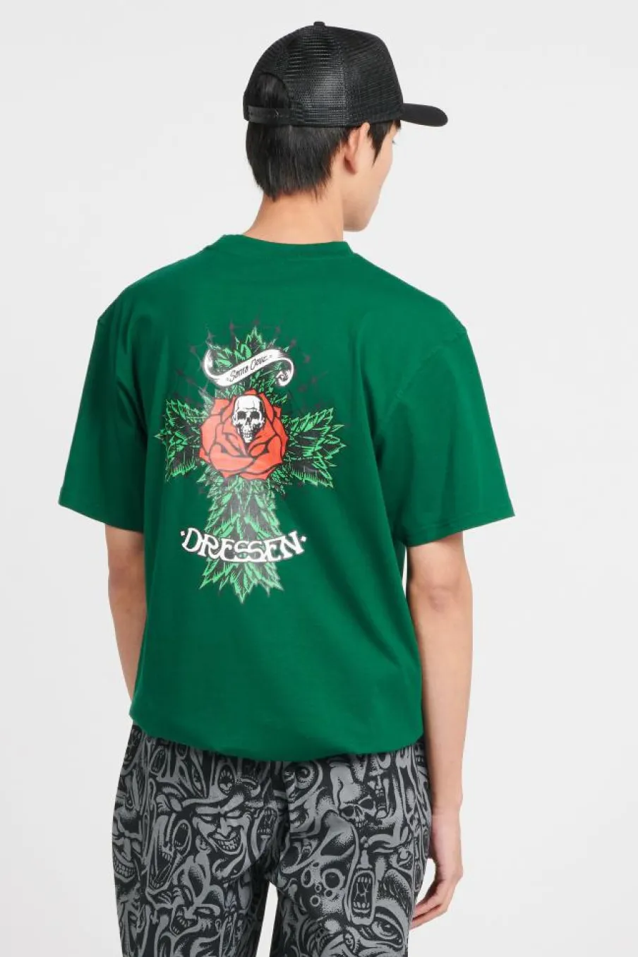 Dressen Rose Cross 2 - T-shirt | Vert*SANTA CRUZ Online