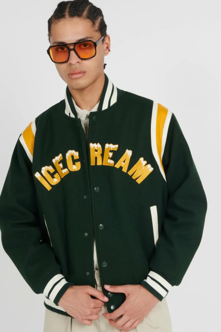 DRIPPY VARSITY - Bomber | Vert*ICE CREAM Online