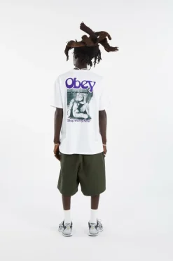 EASY RELAXED TWILL - Bermuda | Kaki*OBEY Best