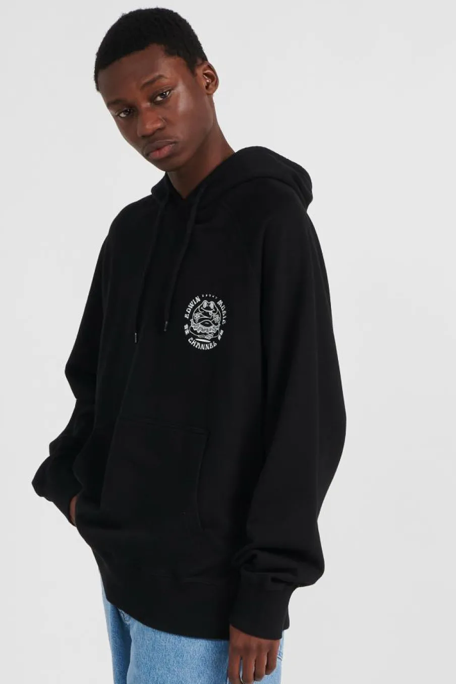 MUSIC CHANNEL - Hoodie | Noir*EDWIN Online
