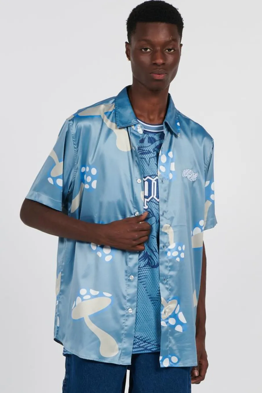 Euphoria Button Up - Chemise | Bleu*RIPNDIP Hot