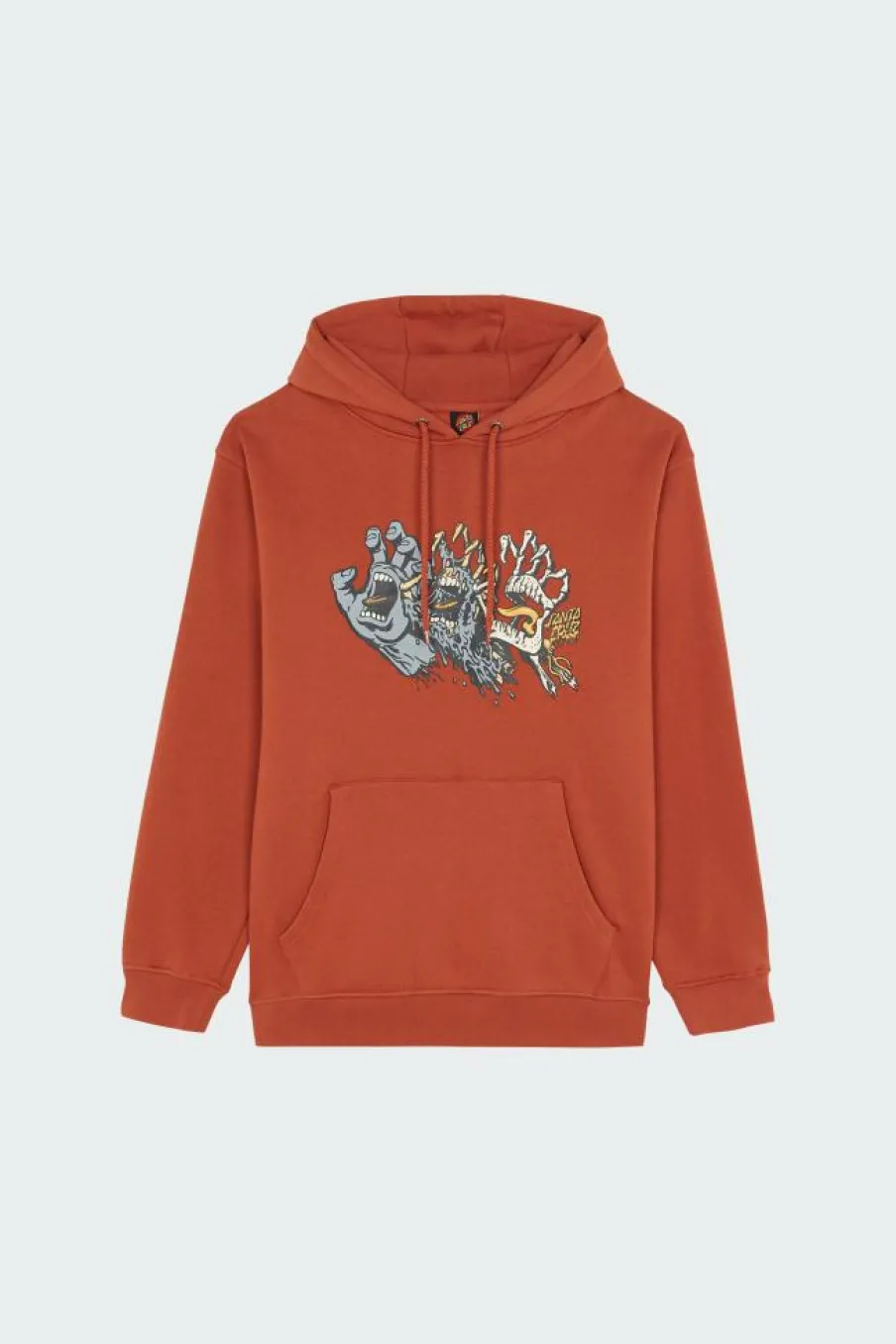 Evolved Hand Front Hood - Hoodie | Orange*SANTA CRUZ New