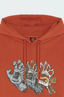 Evolved Hand Front Hood - Hoodie | Orange*SANTA CRUZ New