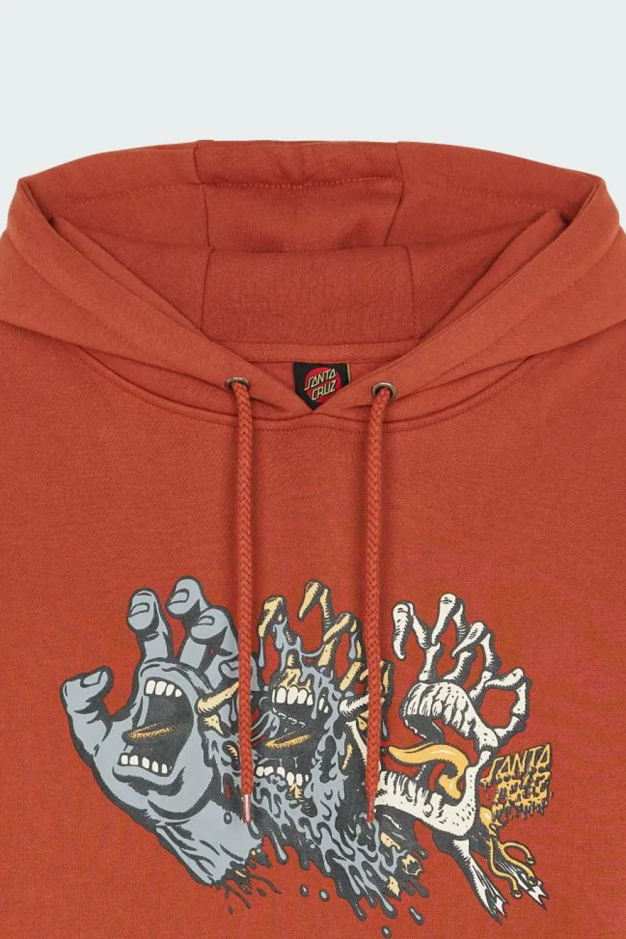 Evolved Hand Front Hood - Hoodie | Orange*SANTA CRUZ New