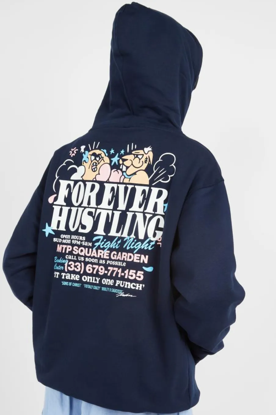 FIGHT - Hoodie | Bleu*JACKER Sale