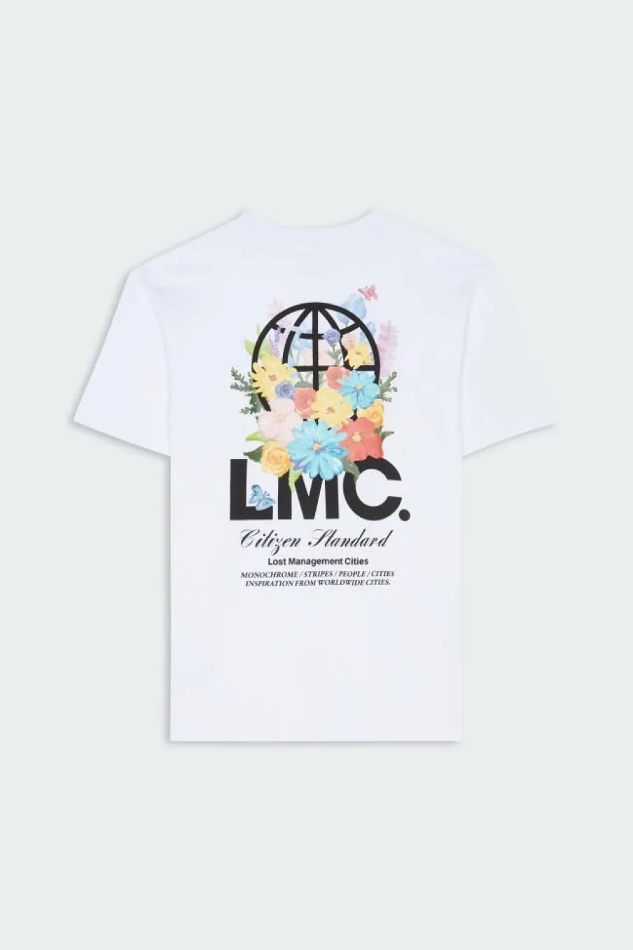 FLOWER GARDEN TEE - T-shirt | Blanc*LOST MANAGEMENT CITIES