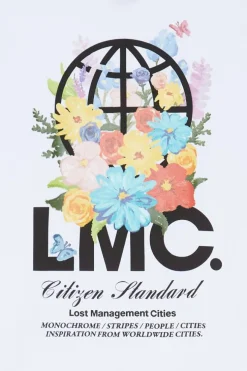 FLOWER GARDEN TEE - T-shirt | Blanc*LOST MANAGEMENT CITIES