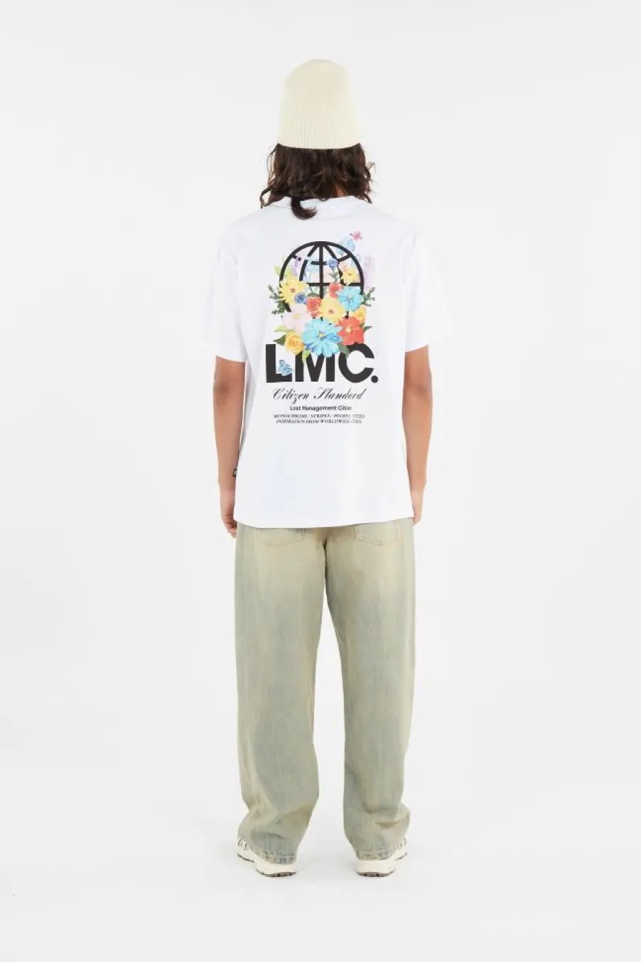 FLOWER GARDEN TEE - T-shirt | Blanc*LOST MANAGEMENT CITIES