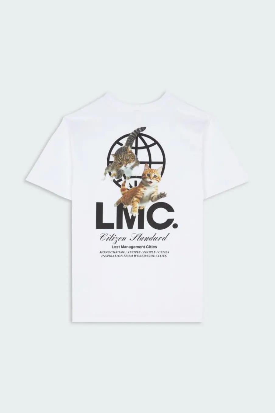 FLYING CATS TEE - T-shirt | Blanc*LOST MANAGEMENT CITIES Outlet