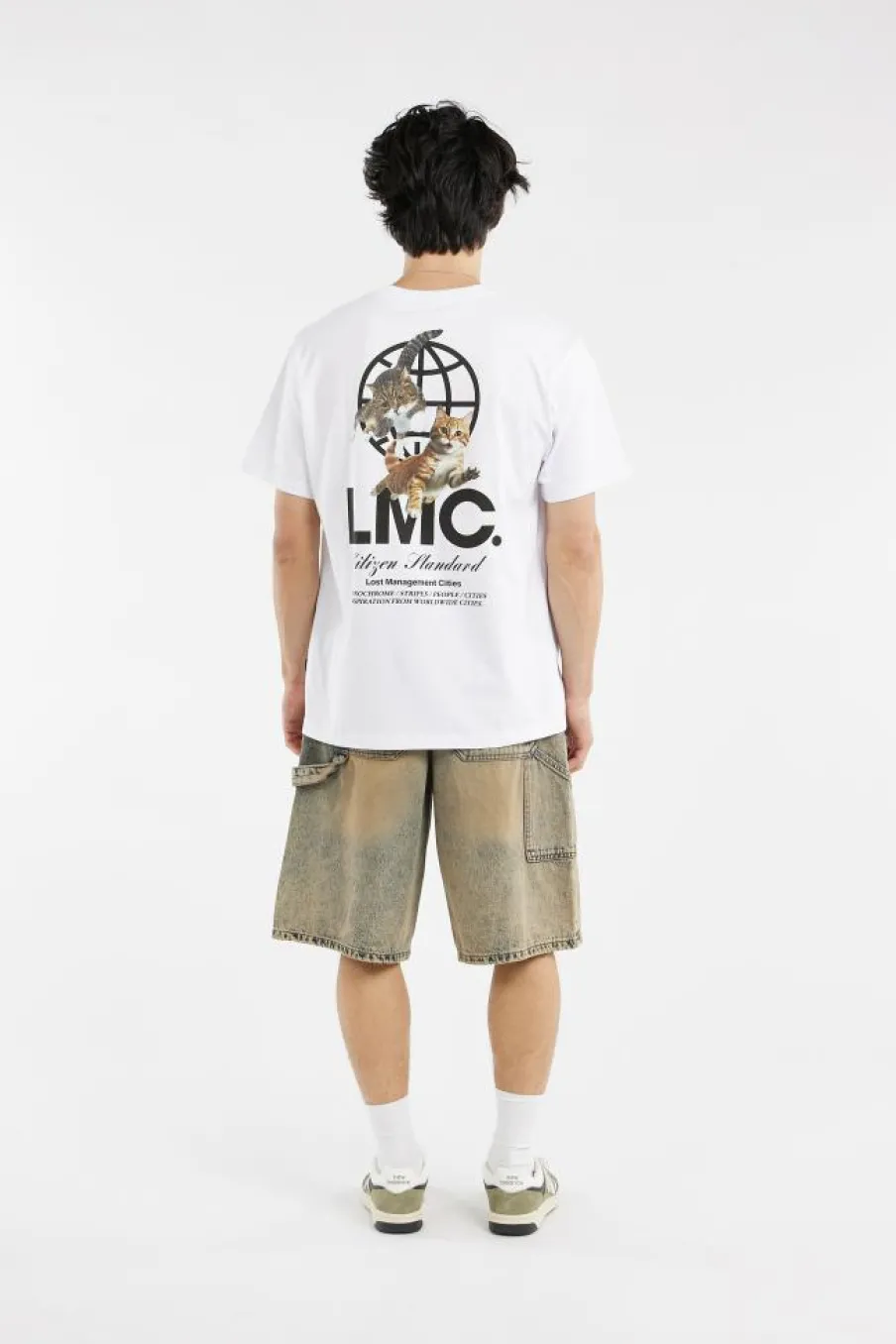 FLYING CATS TEE - T-shirt | Blanc*LOST MANAGEMENT CITIES Outlet