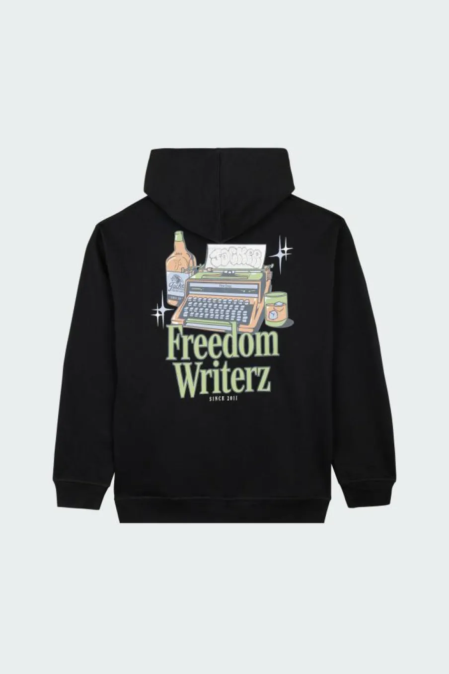 FREEDOM WRITERZ - Hoodie | Noir*JACKER Clearance